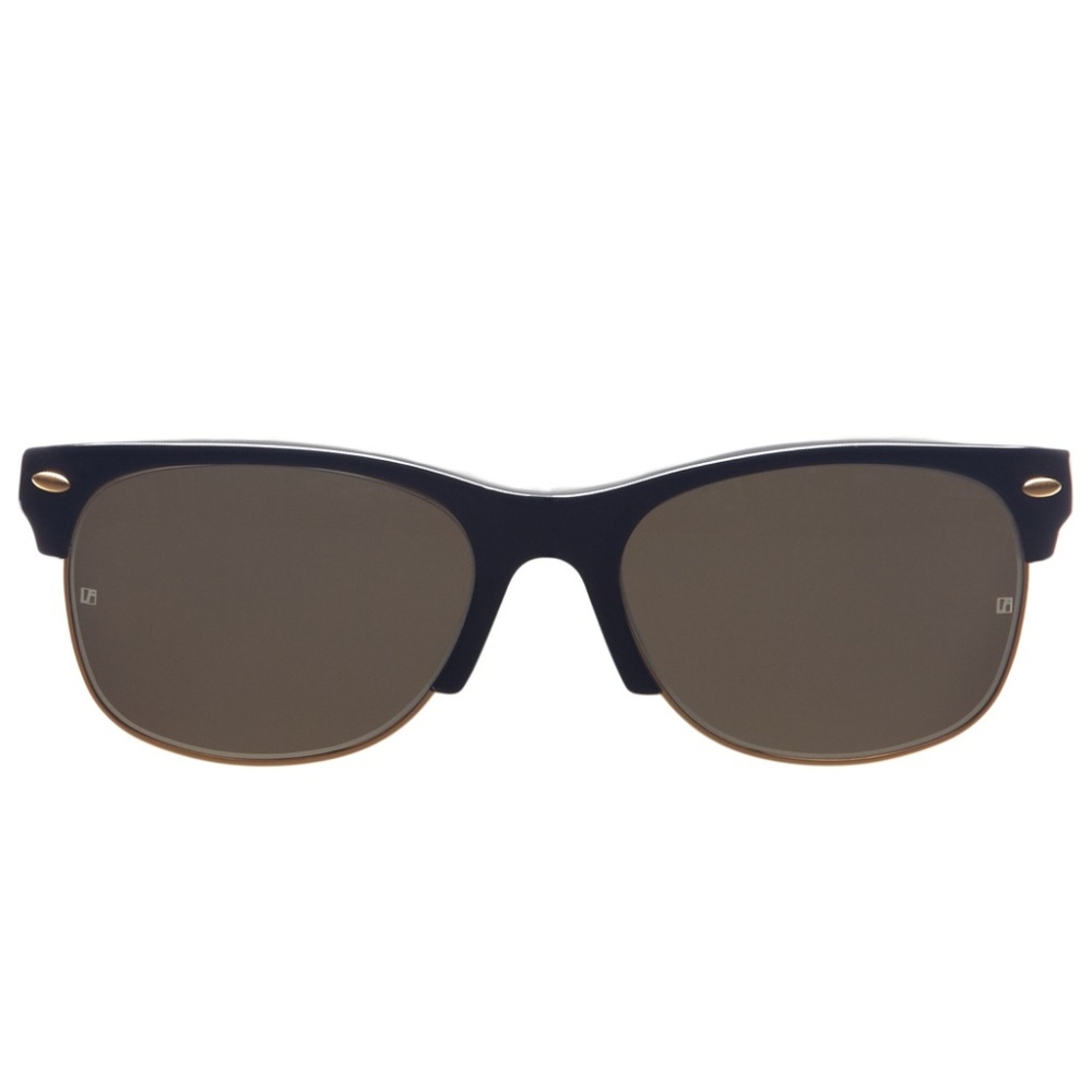 Linda Farrow Luxe Metal Wayfarer Sunglasses